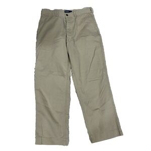 Polo Ralph Lauren Pants Mens Tags Size 34 x 32 Beige  67 Chino Baggy Button Fly